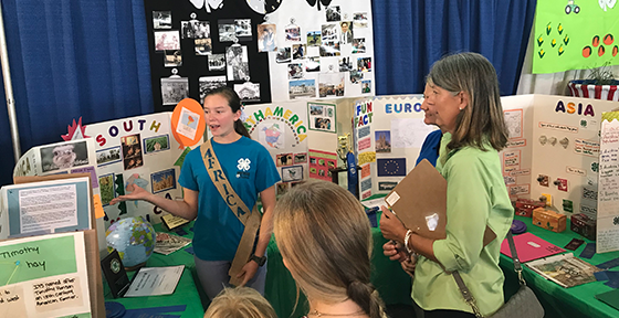 At our 2018 Annual Meeting, Southside & Friends were one of the 4-H participants in our booth contest.